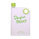 Clear Book Portable  Paper Pad Water Bottle  Drinks Cup Plastic  Kettle Green