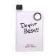 Clear Book Portable  Paper Pad Water Bottle Drinks Cup Plastic  Kettle Black