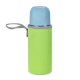 Clear Plastic Water Cup Bottle Portable Bag Green