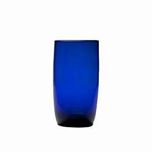 Collection of evening glass iced drinks / cocktail glass 19 oz, cobalt