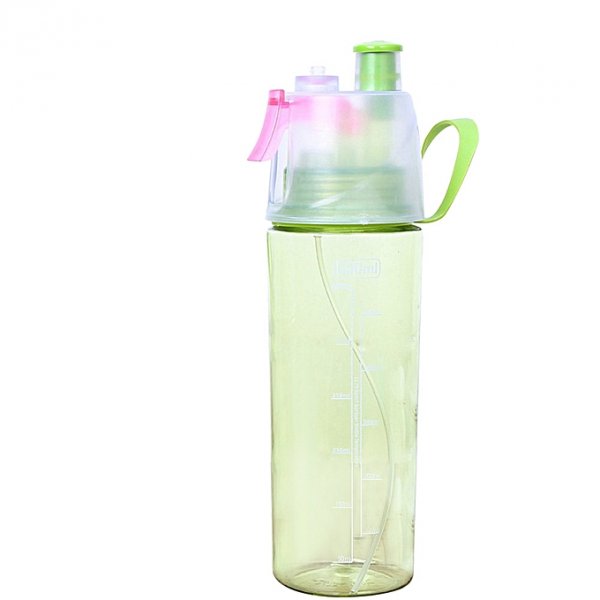 Sport Cycling Mist Spray Water Gym Beach Bottle Leak-proof Drinking Cup