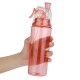 600ML Sport Cycling Mist Spray Water Gym Beach Bottle  Leak-proof Drinking Cup